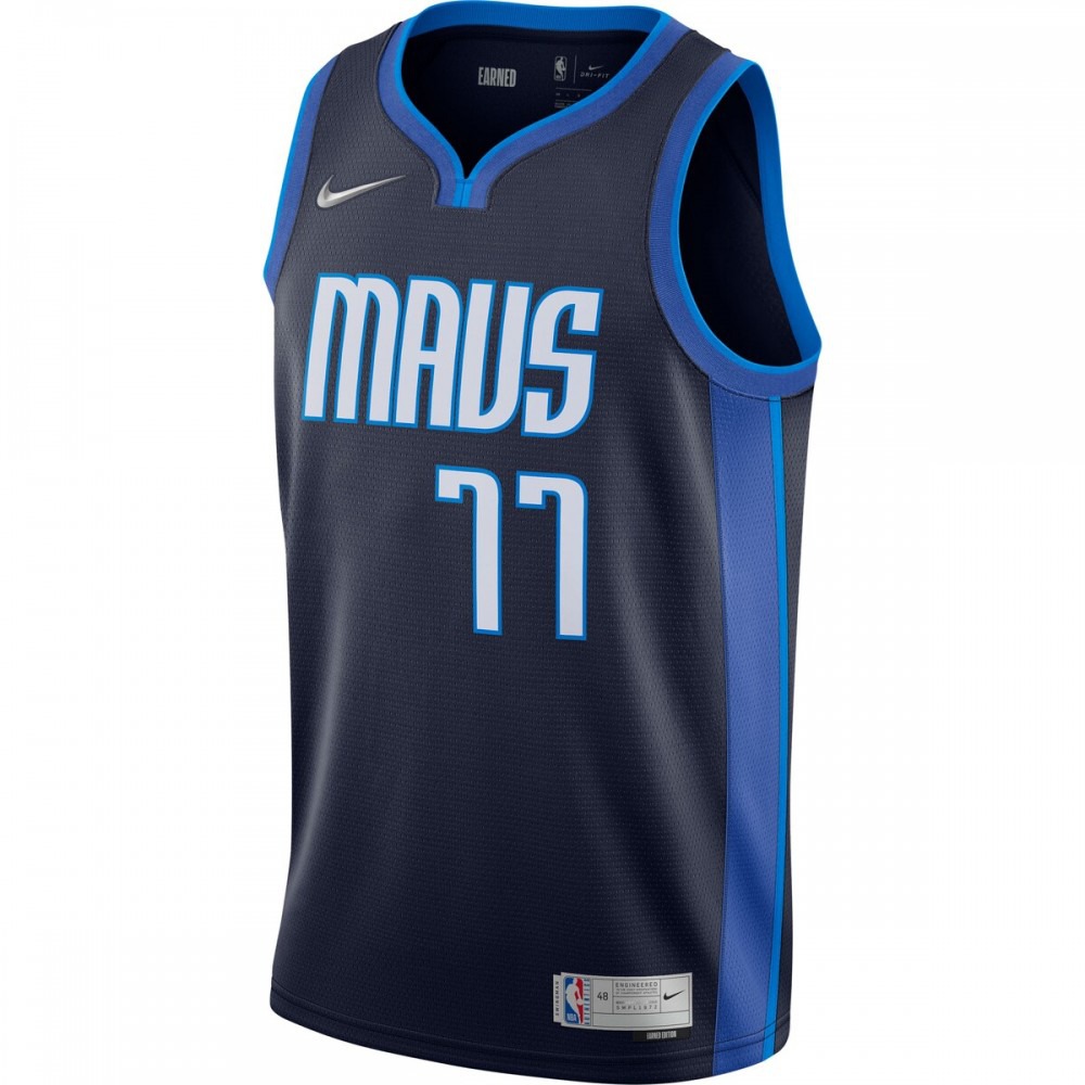 Luka Doncic Dallas Mavericks 2020/21 Swingman Player Jersey Navy - Earned Edition-Pro Kit Vault | Brand New 26/27 Sports Jerseys